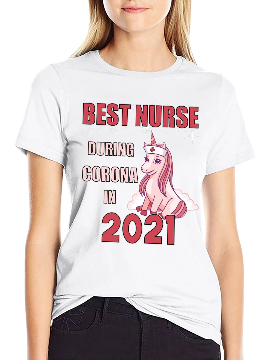 Best Nurse During Corona 2021 T-Shirt