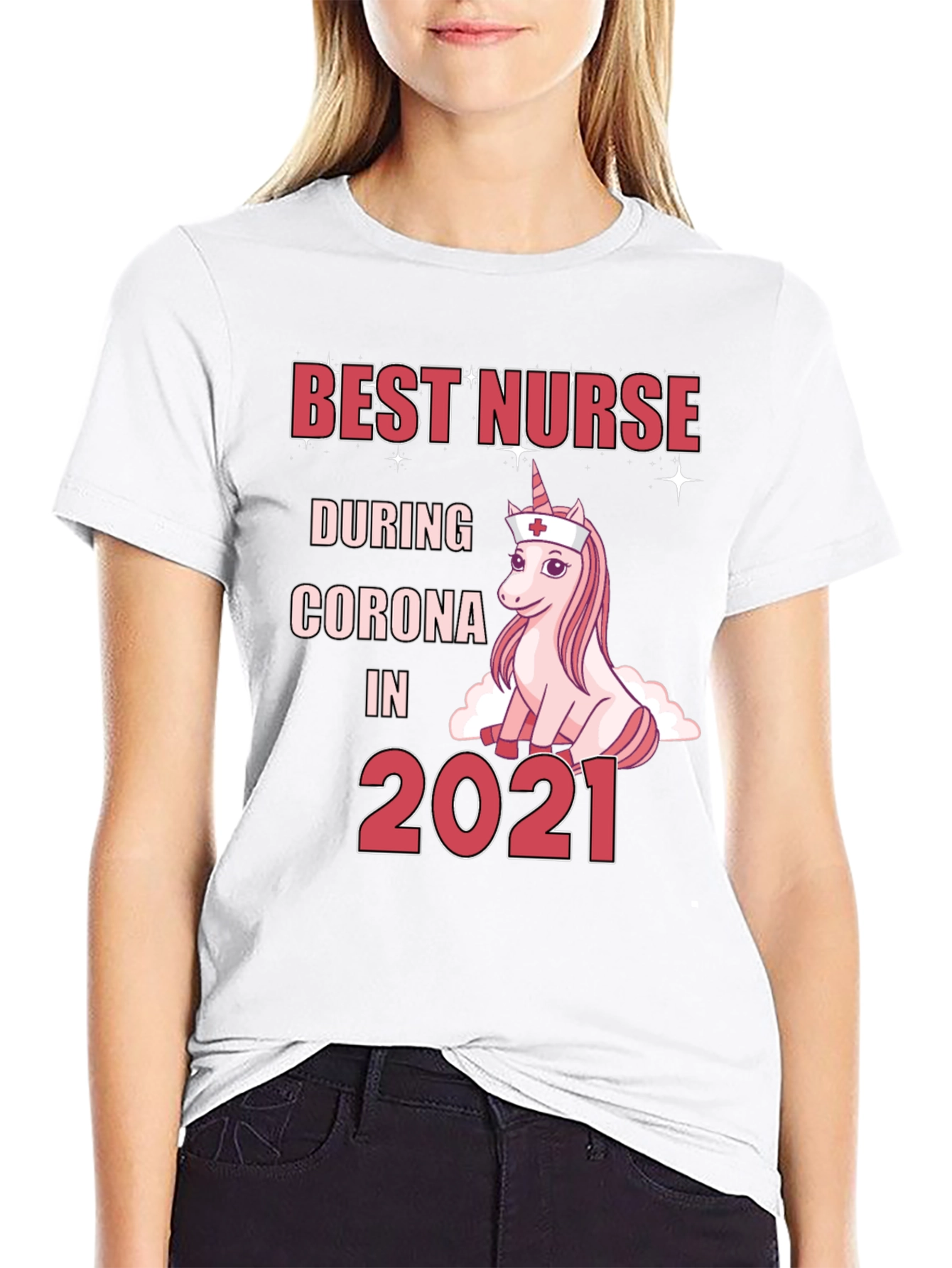 Best Nurse During Corona 2021 T-Shirt