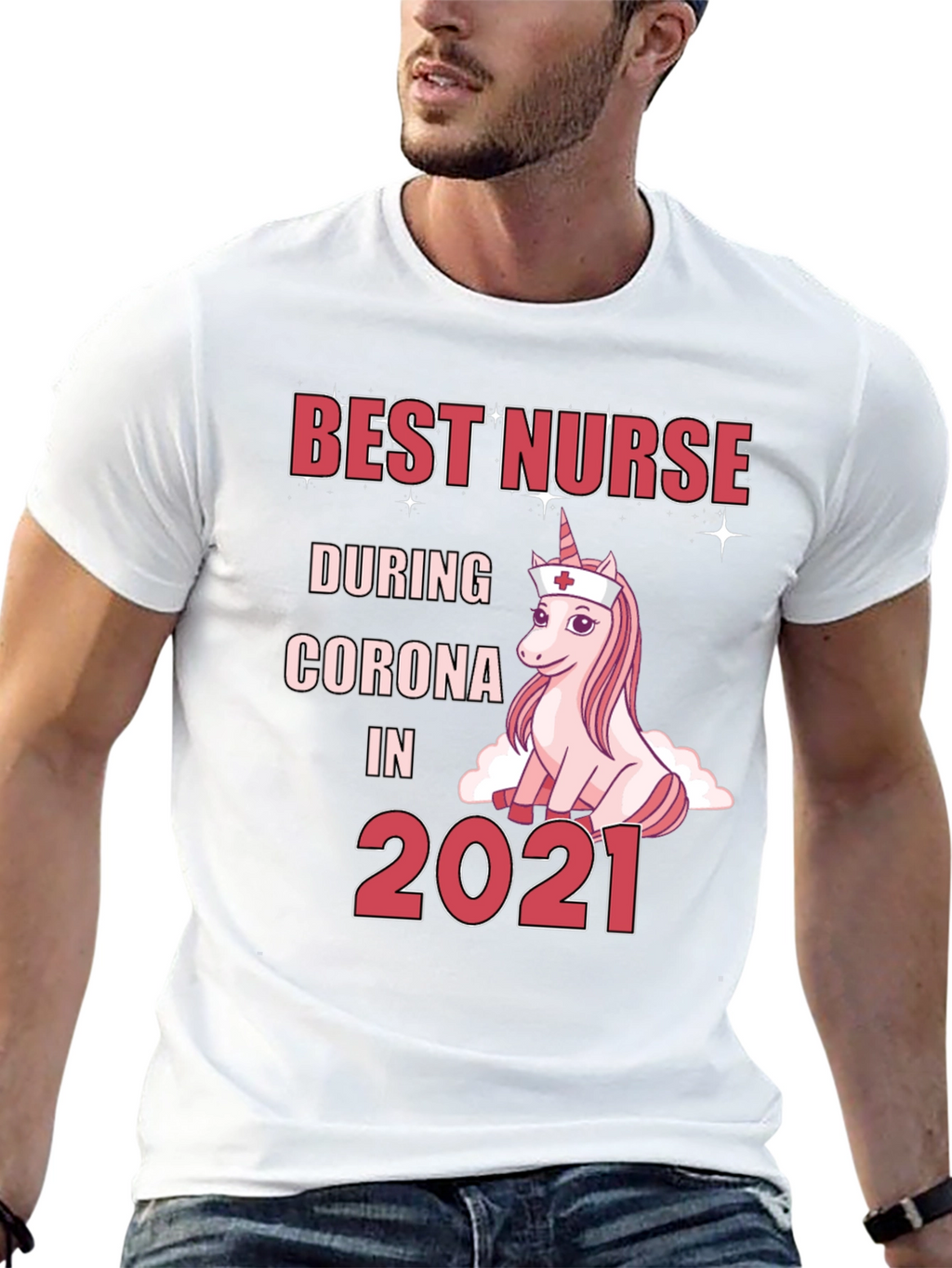 Best Nurse During Corona 2021 T-Shirt