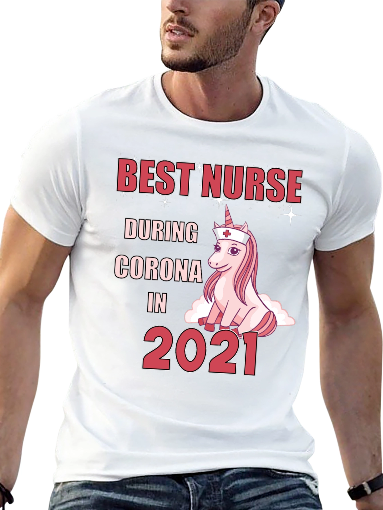Best Nurse During Corona 2021 T-Shirt