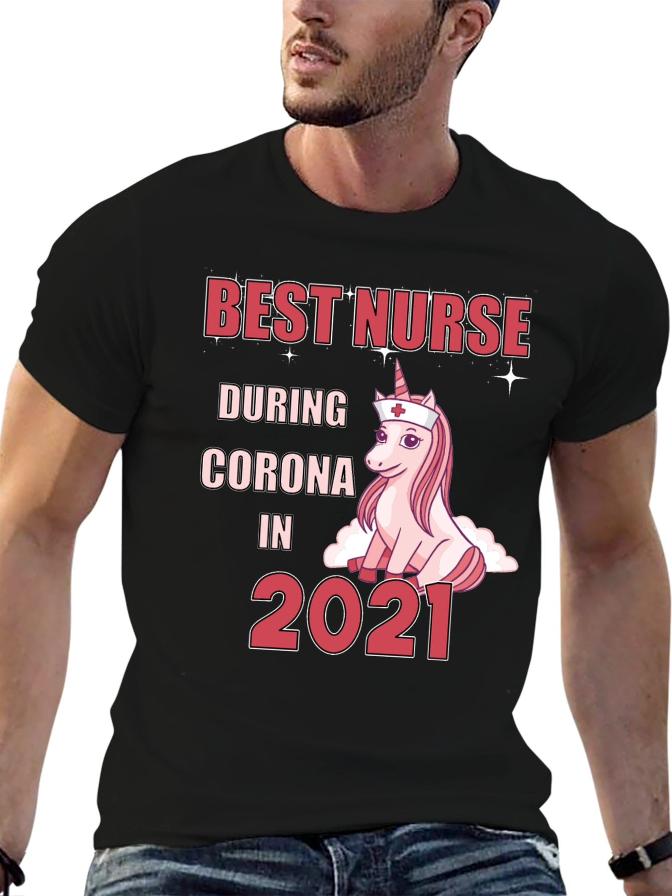 Best Nurse During Corona 2021 T-Shirt
