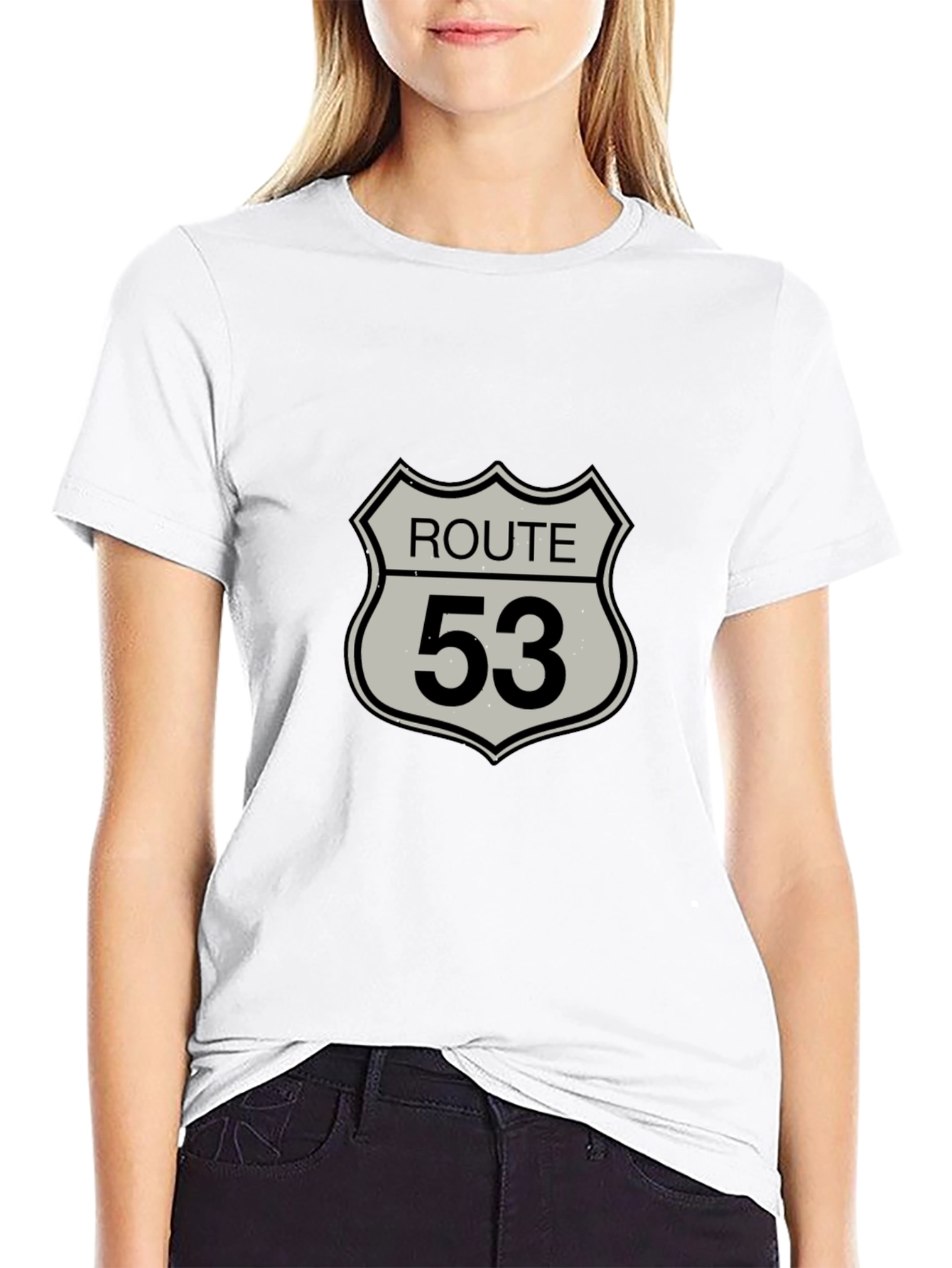 Route 53 Black Graphic Tee