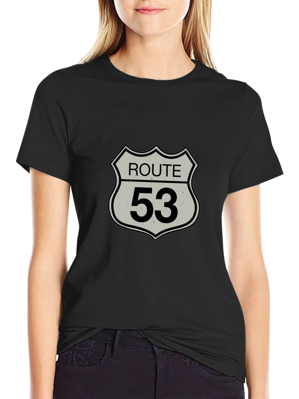 Route 53 Black Graphic Tee