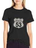 Route 53 Black Graphic Tee