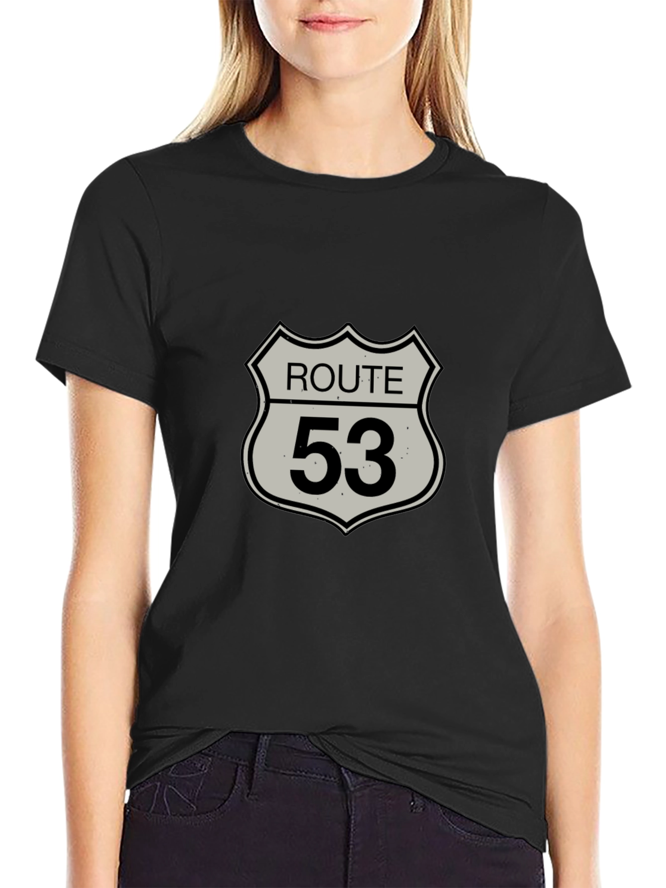 Route 53 Black Graphic Tee