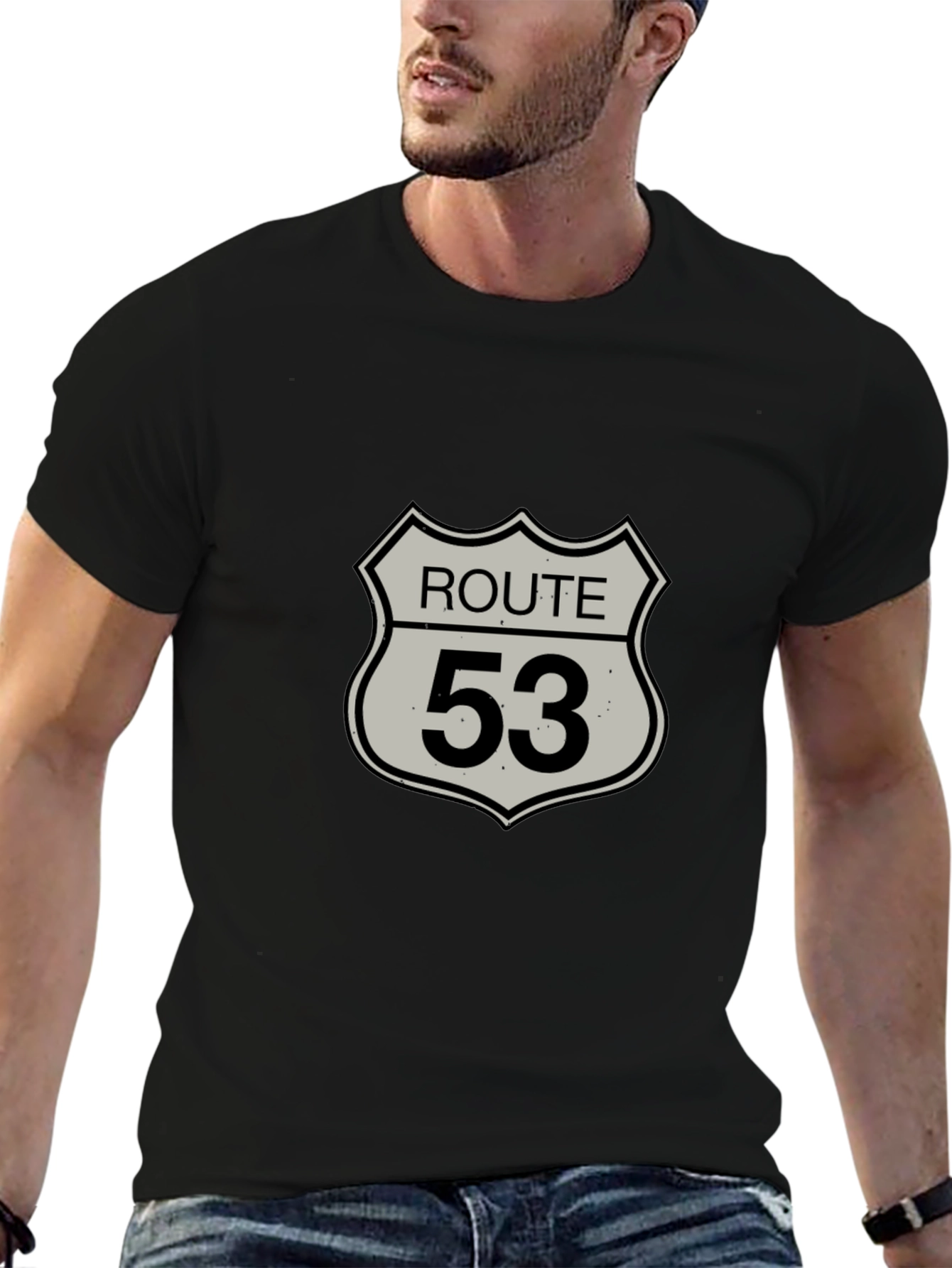 Route 53 Black Graphic Tee