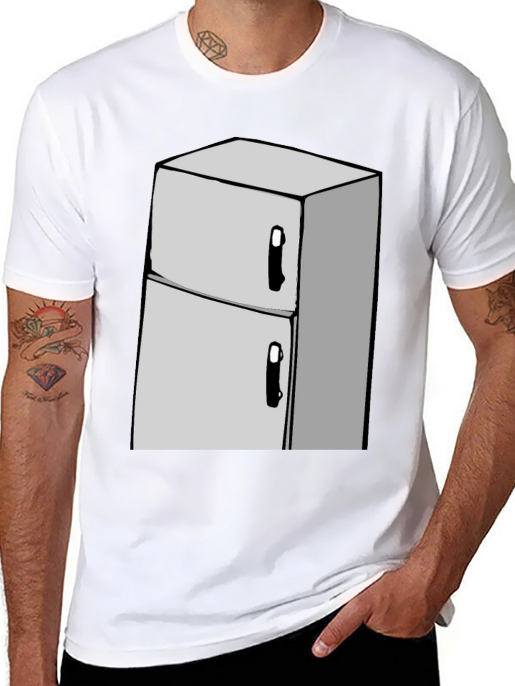 Cool Refrigerator Graphic T-Shirt