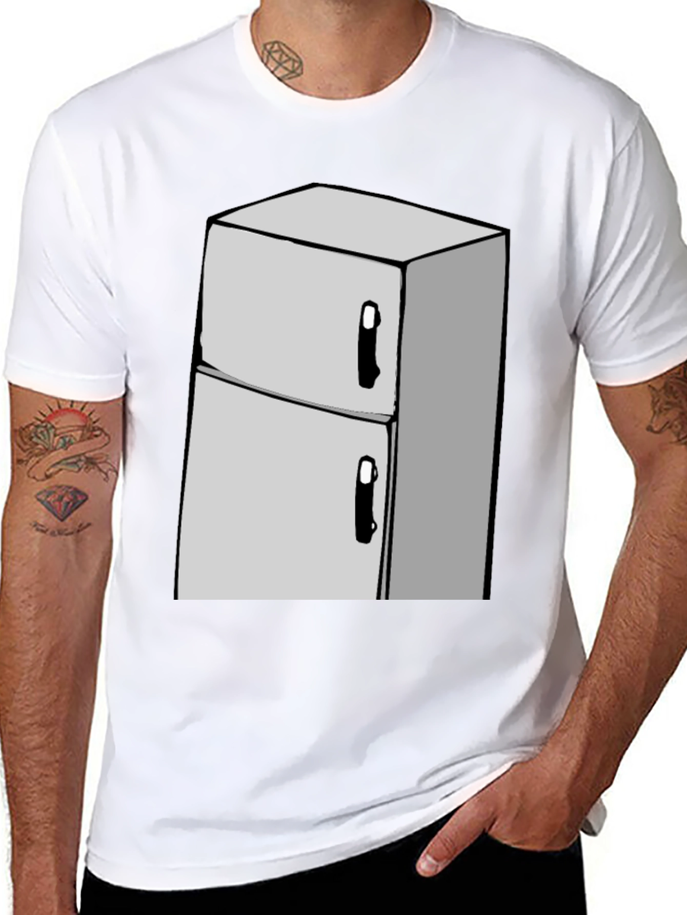 Cool Refrigerator Graphic T-Shirt