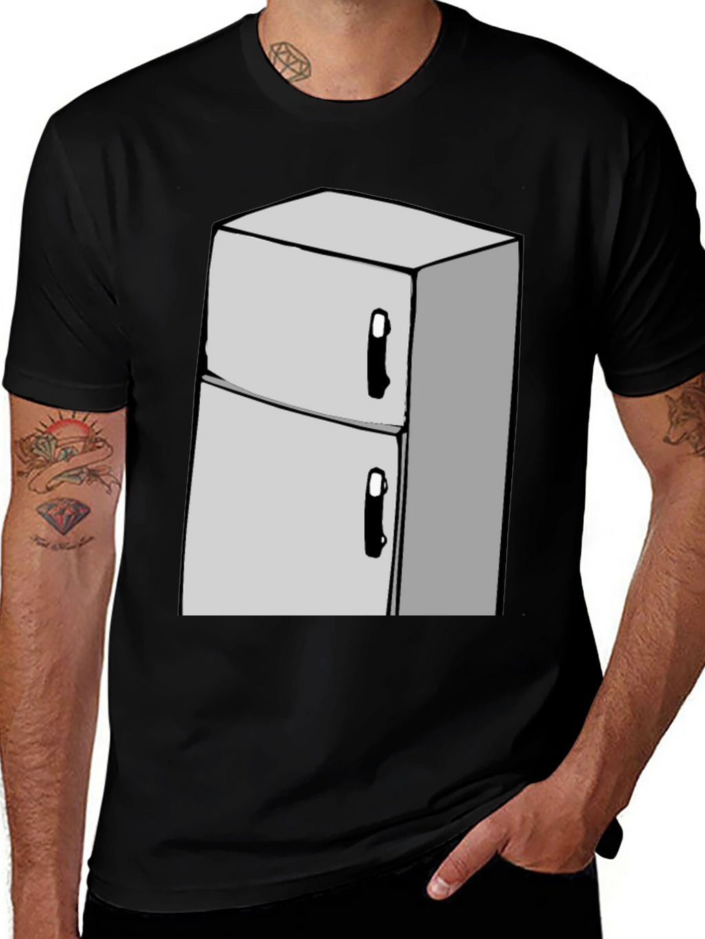 Cool Refrigerator Graphic T-Shirt