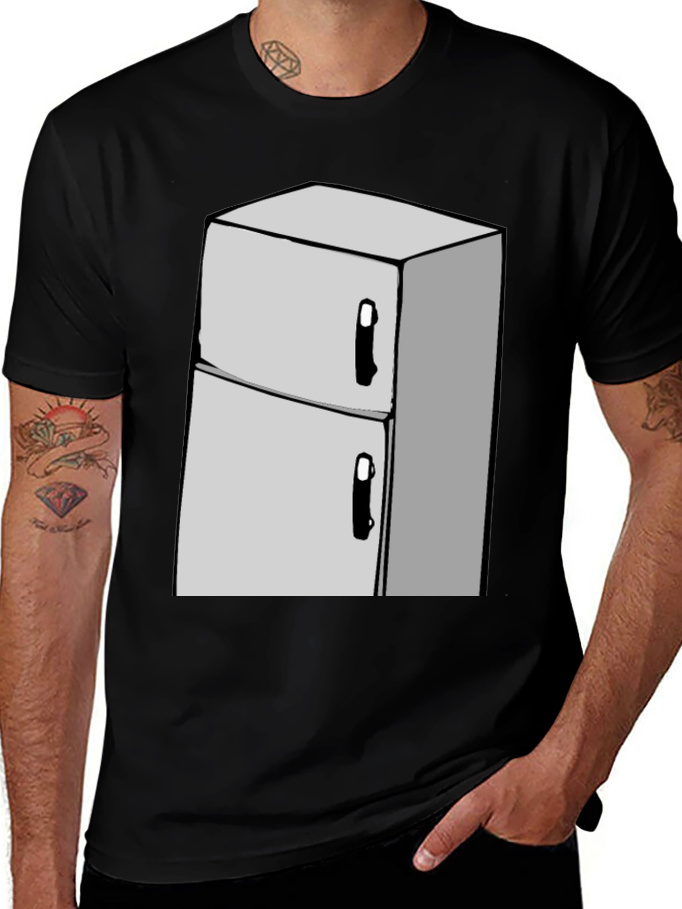 Cool Refrigerator Graphic T-Shirt