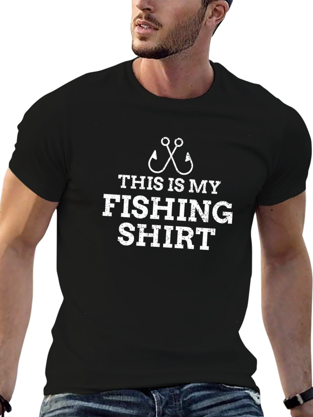 This is My Fishing Shirt - Novelty Graphic Tee