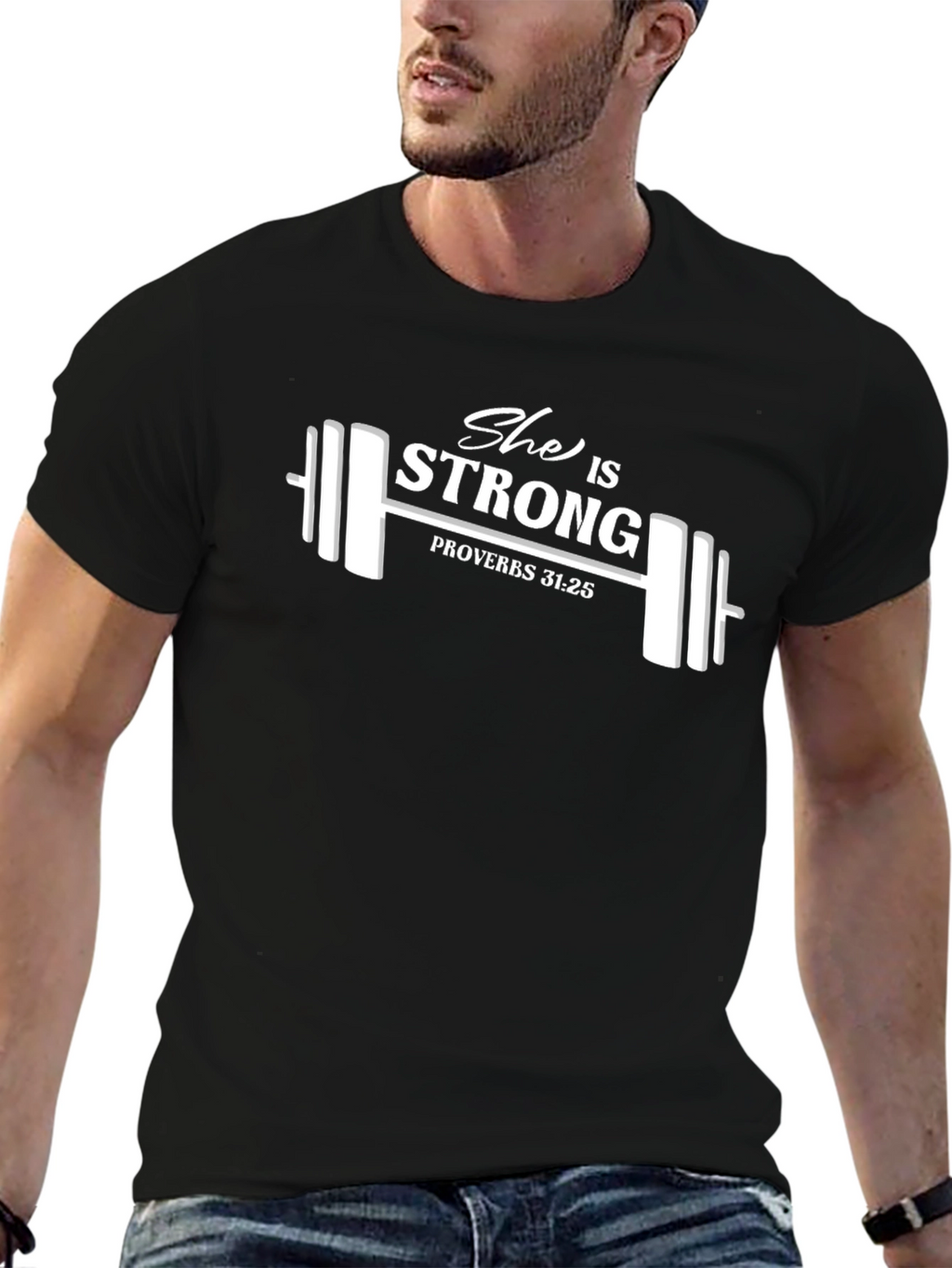 She is Strong Proverb T-Shirt