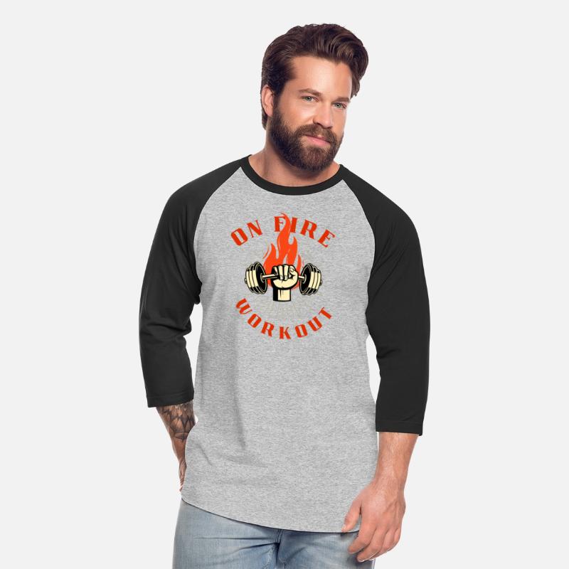 On Fire Workout Shirt – Burn Calories, Fuel Gains