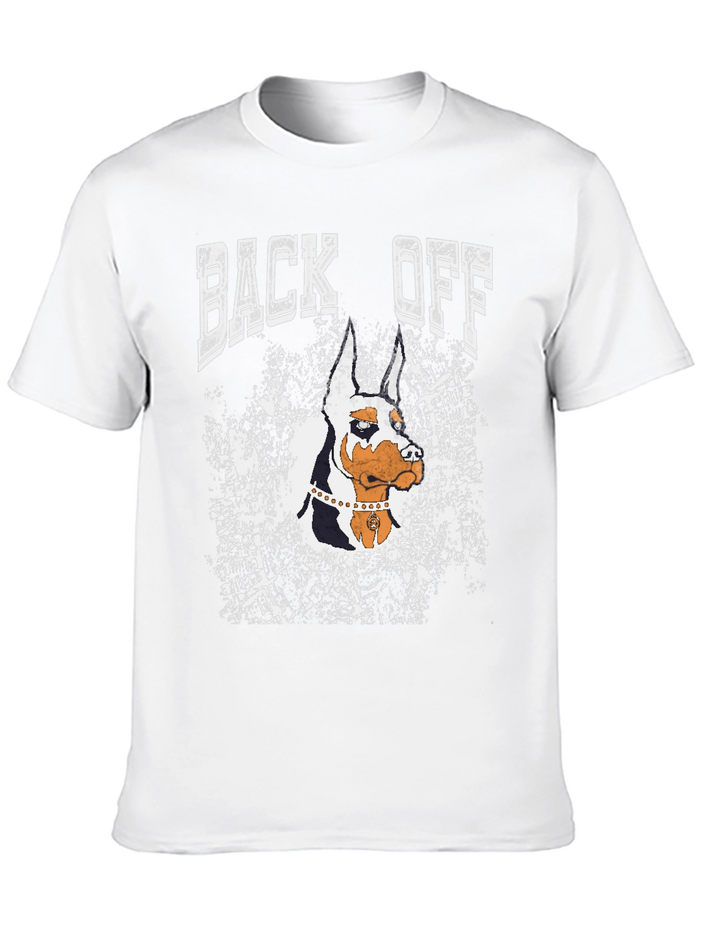 Back Off Doberman Graphic T-Shirt - Black