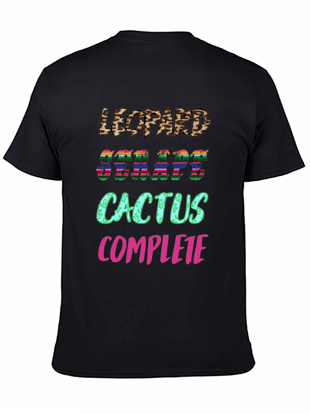 Leopard Serape Cactus Complete T-Shirt