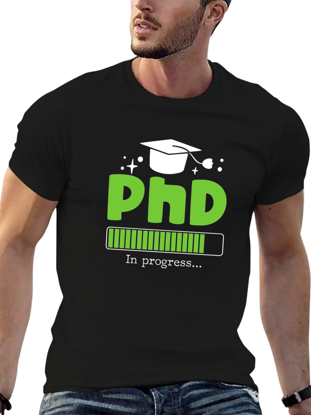 PhD In Progress Graphic Tee