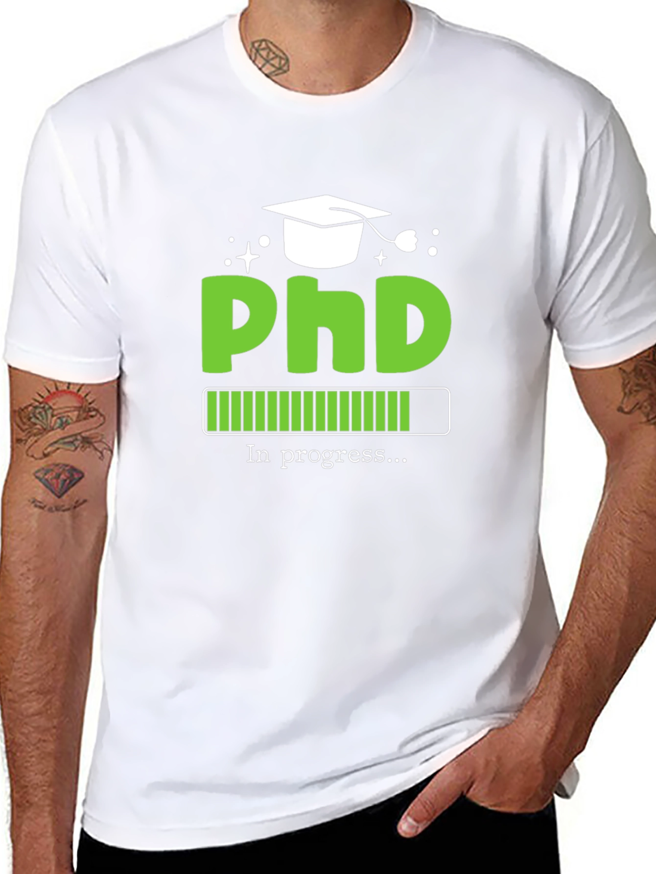 PhD In Progress Graphic Tee