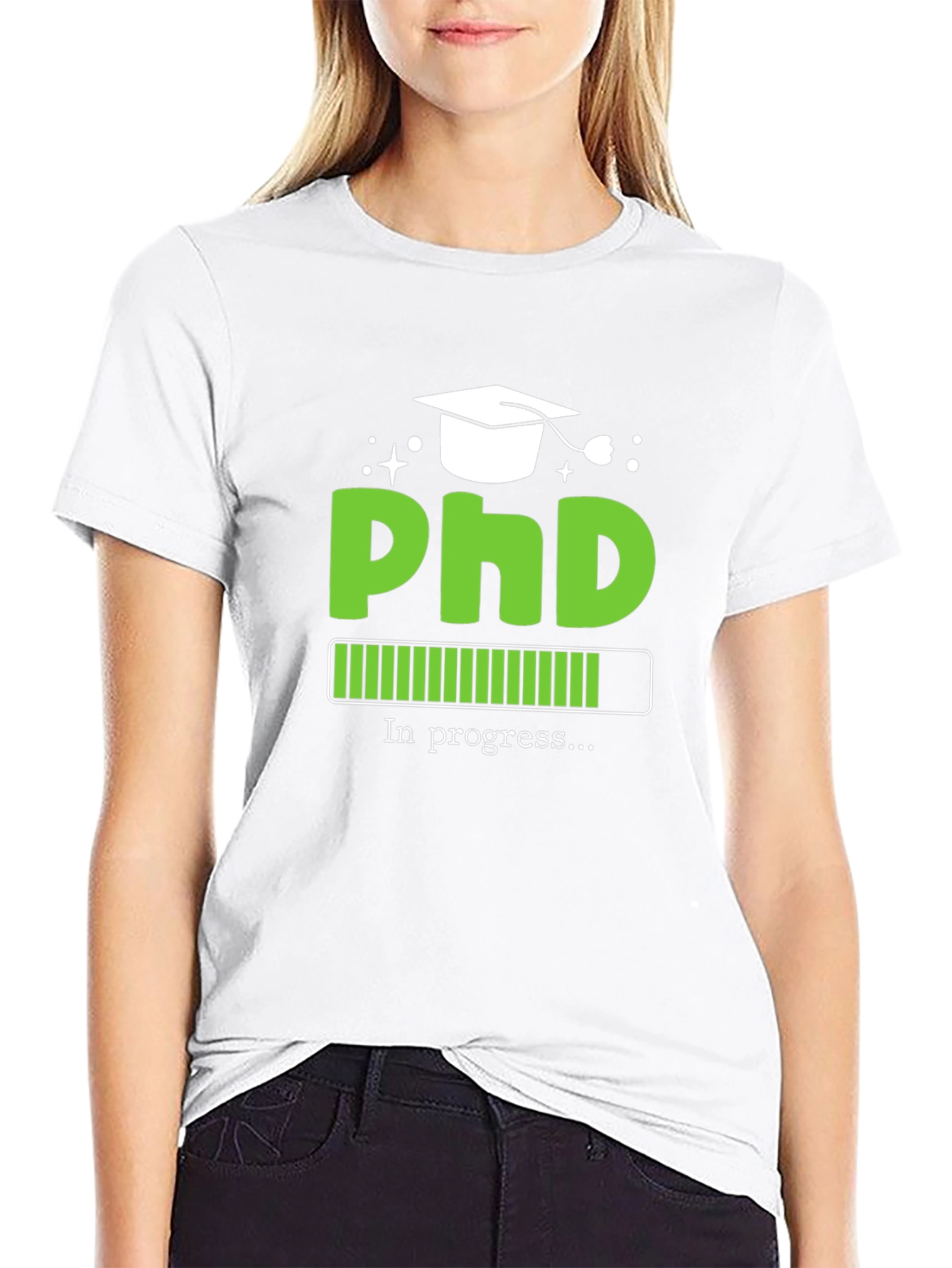 PhD In Progress Graphic Tee