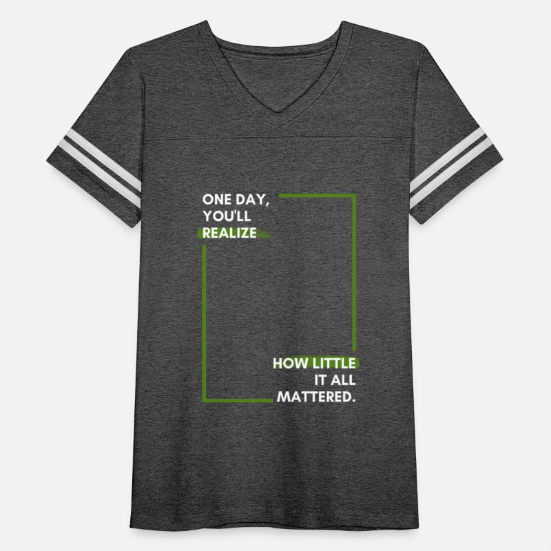 One day, you'll realise how little it all