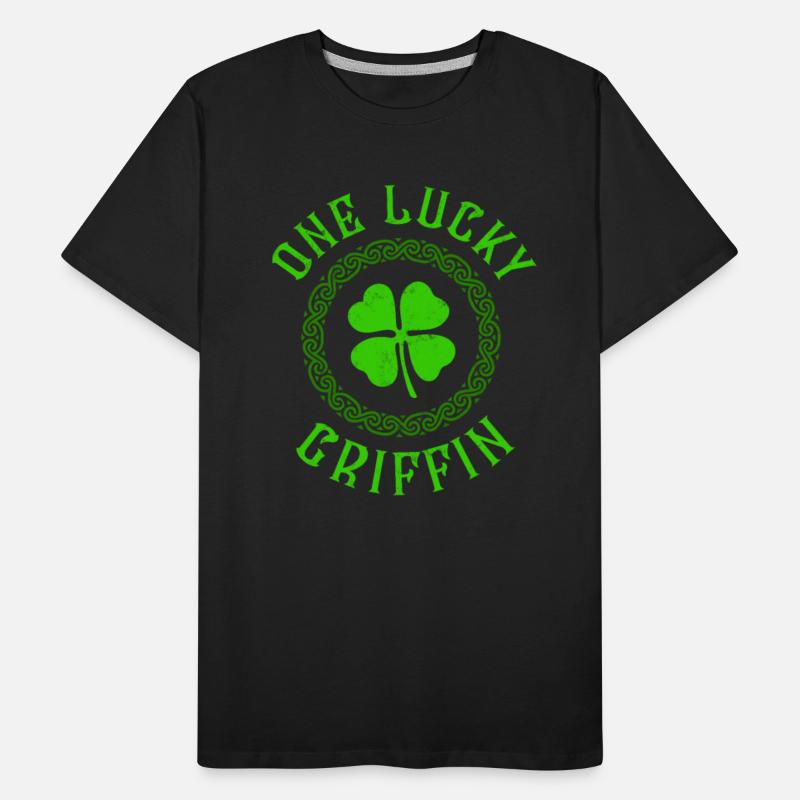 One Lucky Griffin Irish Family Four Leaf Clover