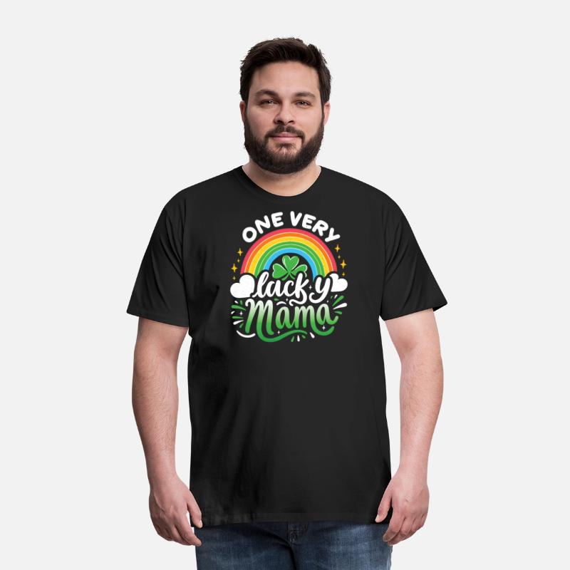 One Very Lucky Mama St. Patrick's Day Mom Shamrock