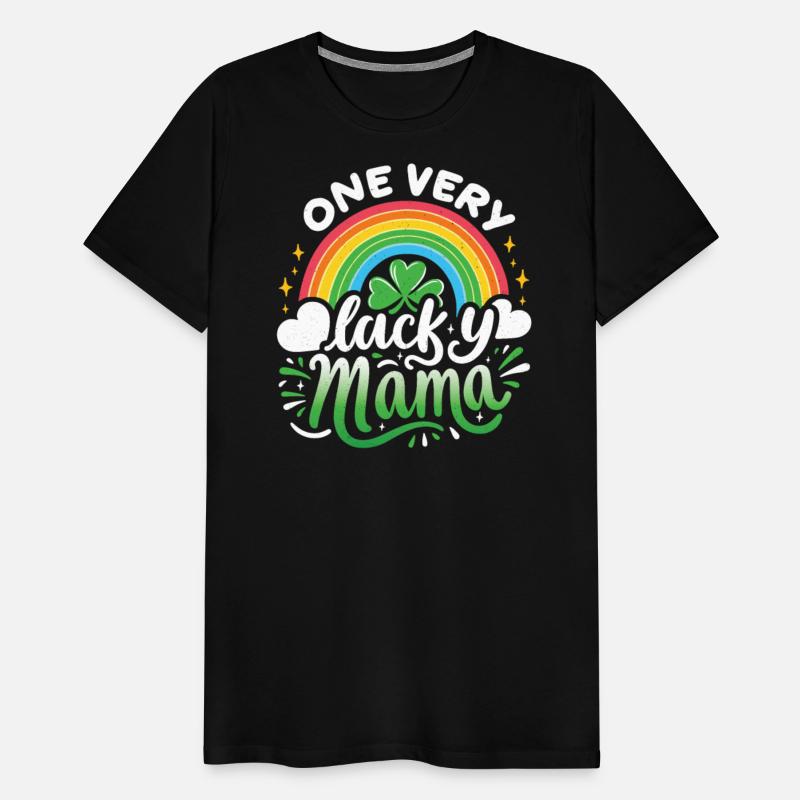 One Very Lucky Mama St. Patrick's Day Mom Shamrock