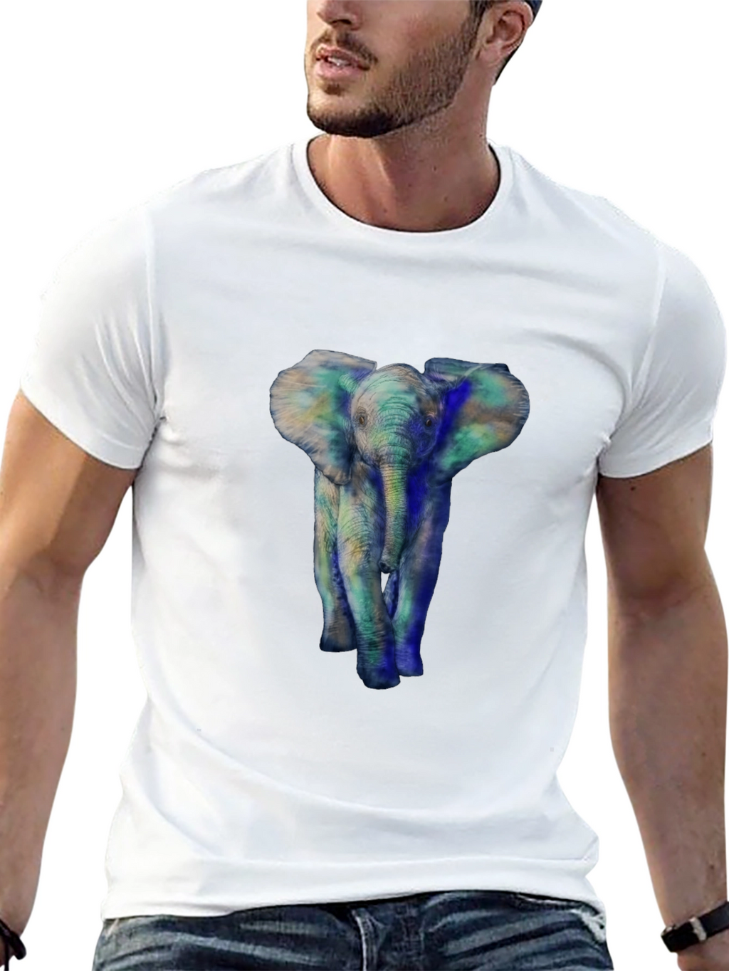 Elephant Graphic Tee - Unique Design