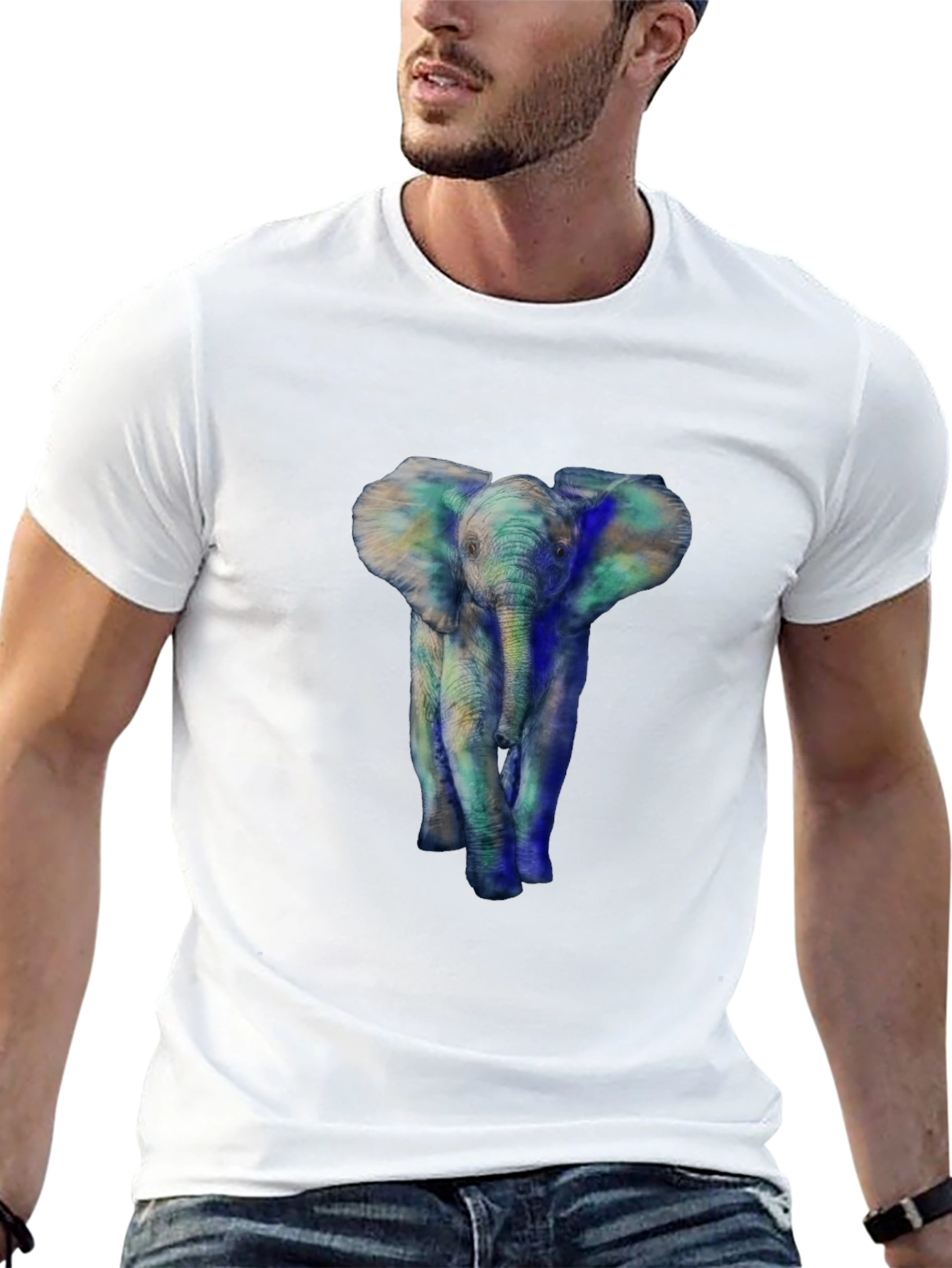 Elephant Graphic Tee - Unique Design