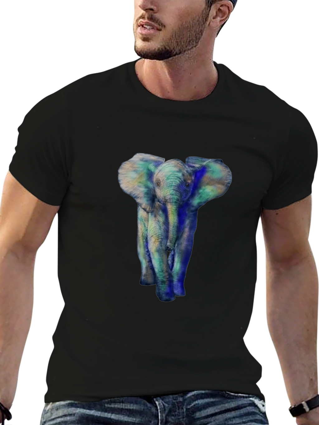 Elephant Graphic Tee - Unique Design