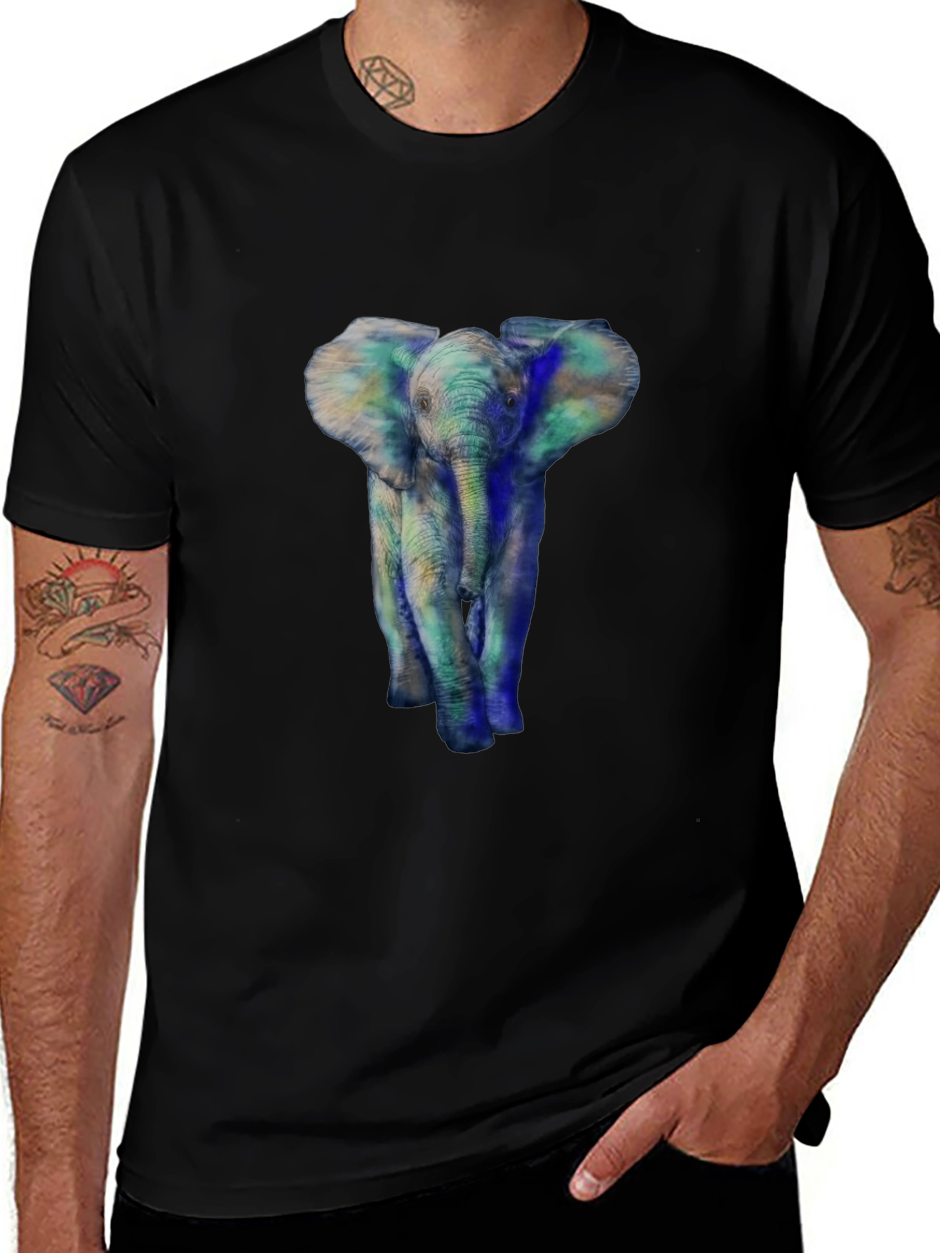 Elephant Graphic Tee - Unique Design