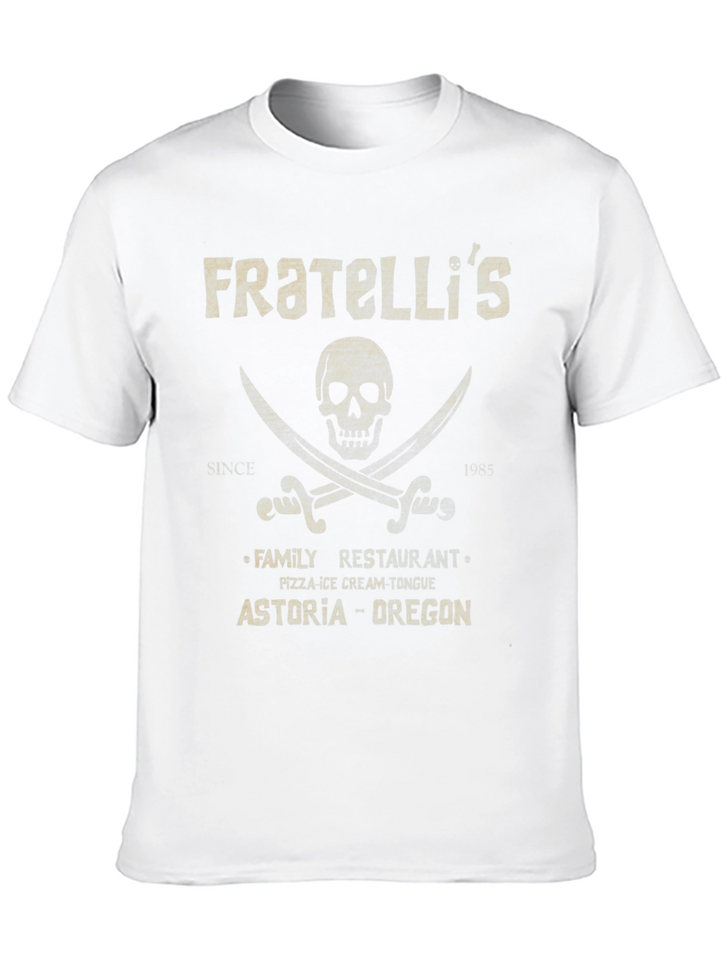 Fratellis Astoria Oregon Pirate Skull T-Shirt