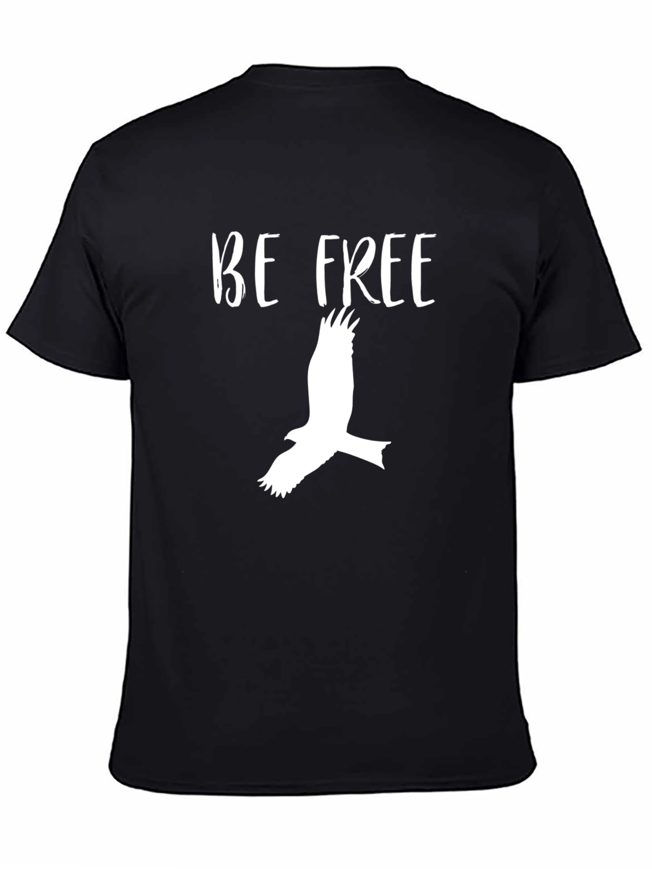 Be Free T-Shirt - Black Graphic Tee