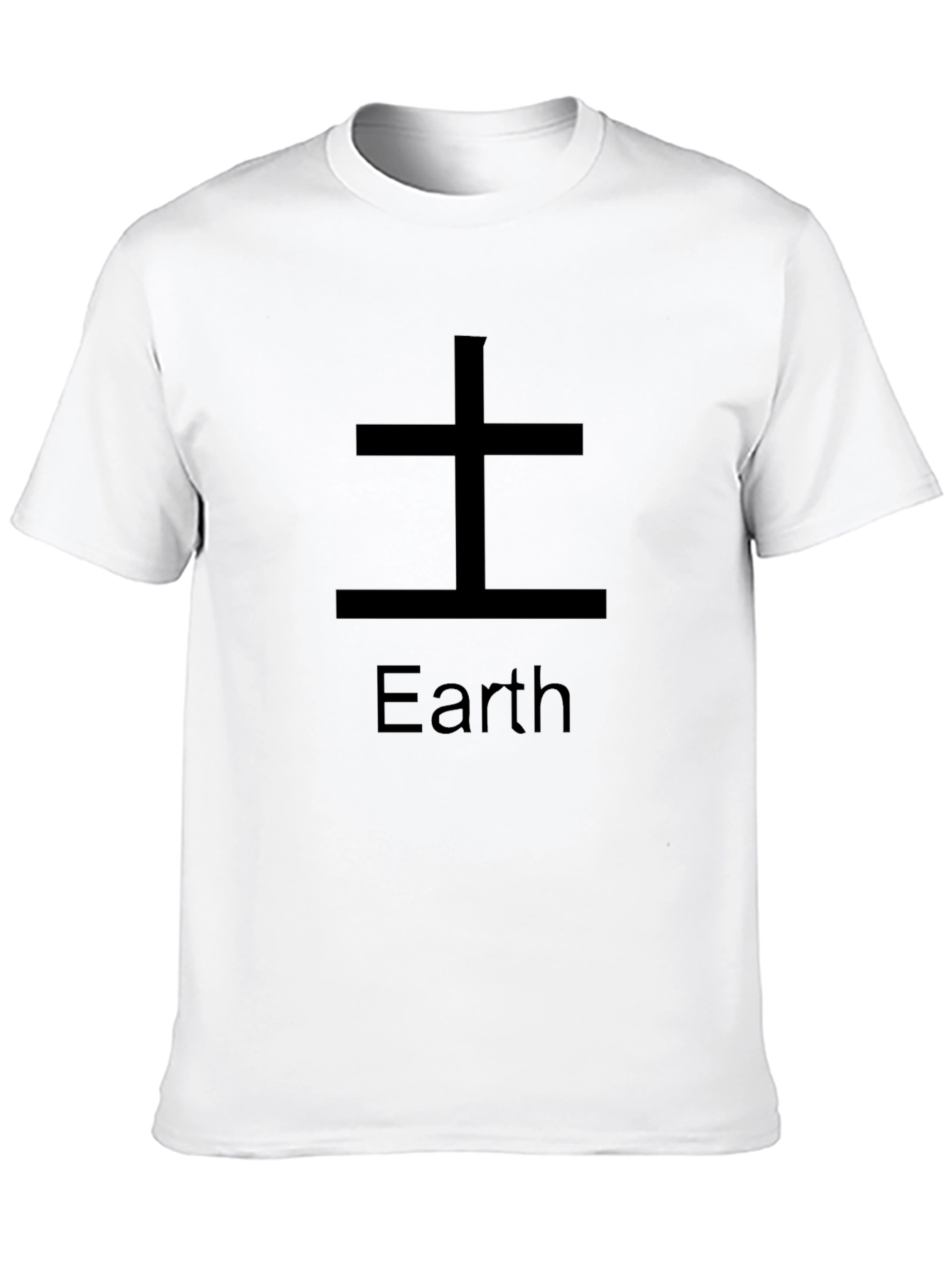 Earth Element Graphic Tee - Black Cotton Shirt