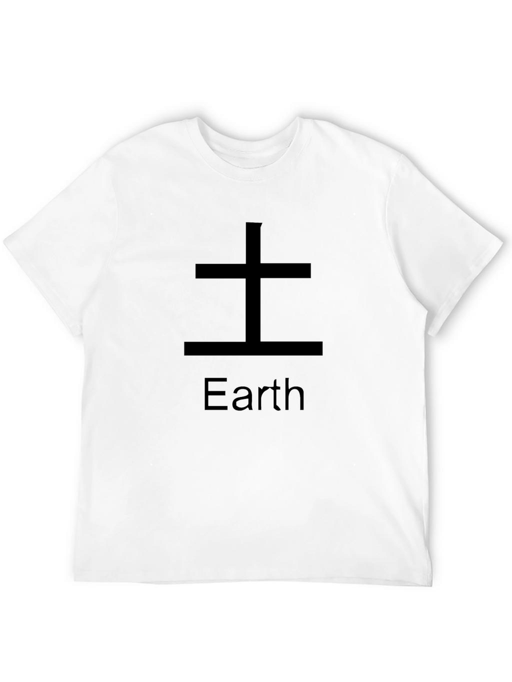 Earth Element Graphic Tee - Black Cotton Shirt