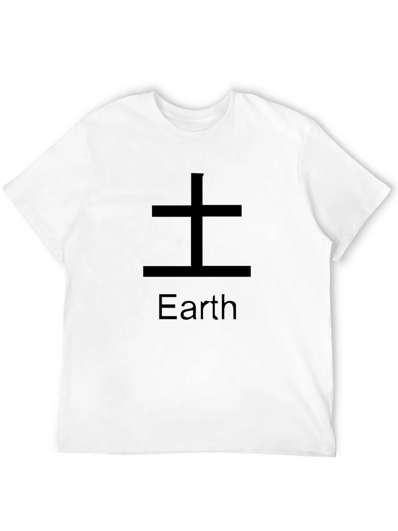 Earth Element Graphic Tee - Black Cotton Shirt