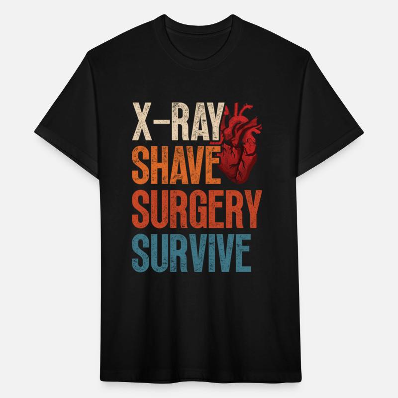Open Heart Surgery XRay Shave Surgery Survive