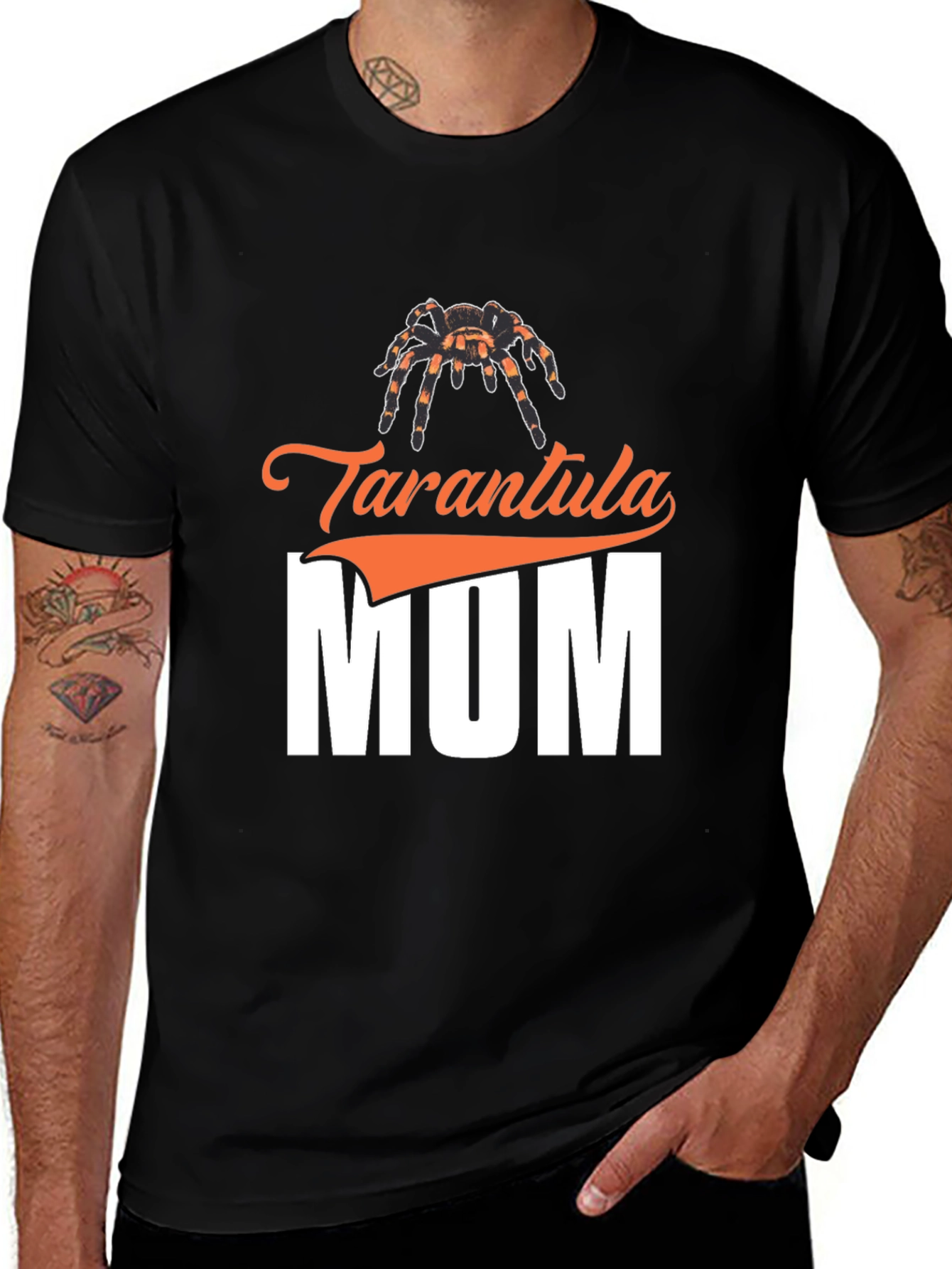 Tarantula Mom Graphic T-Shirt - Arachnid Lover Tee
