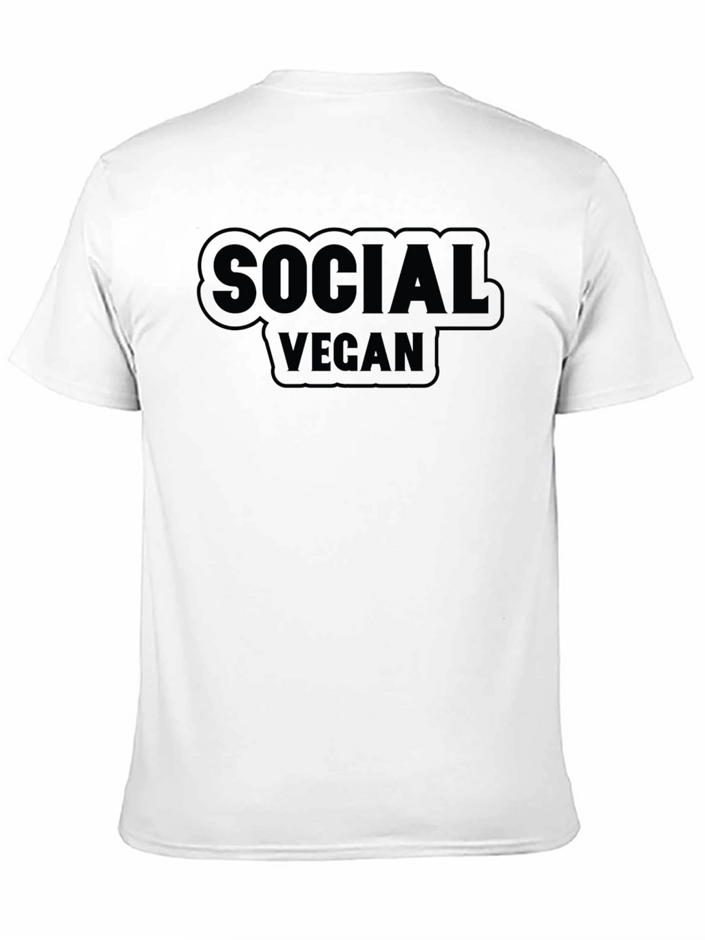 Social Vegan Graphic T-Shirt - Comfortable Everyday Wear