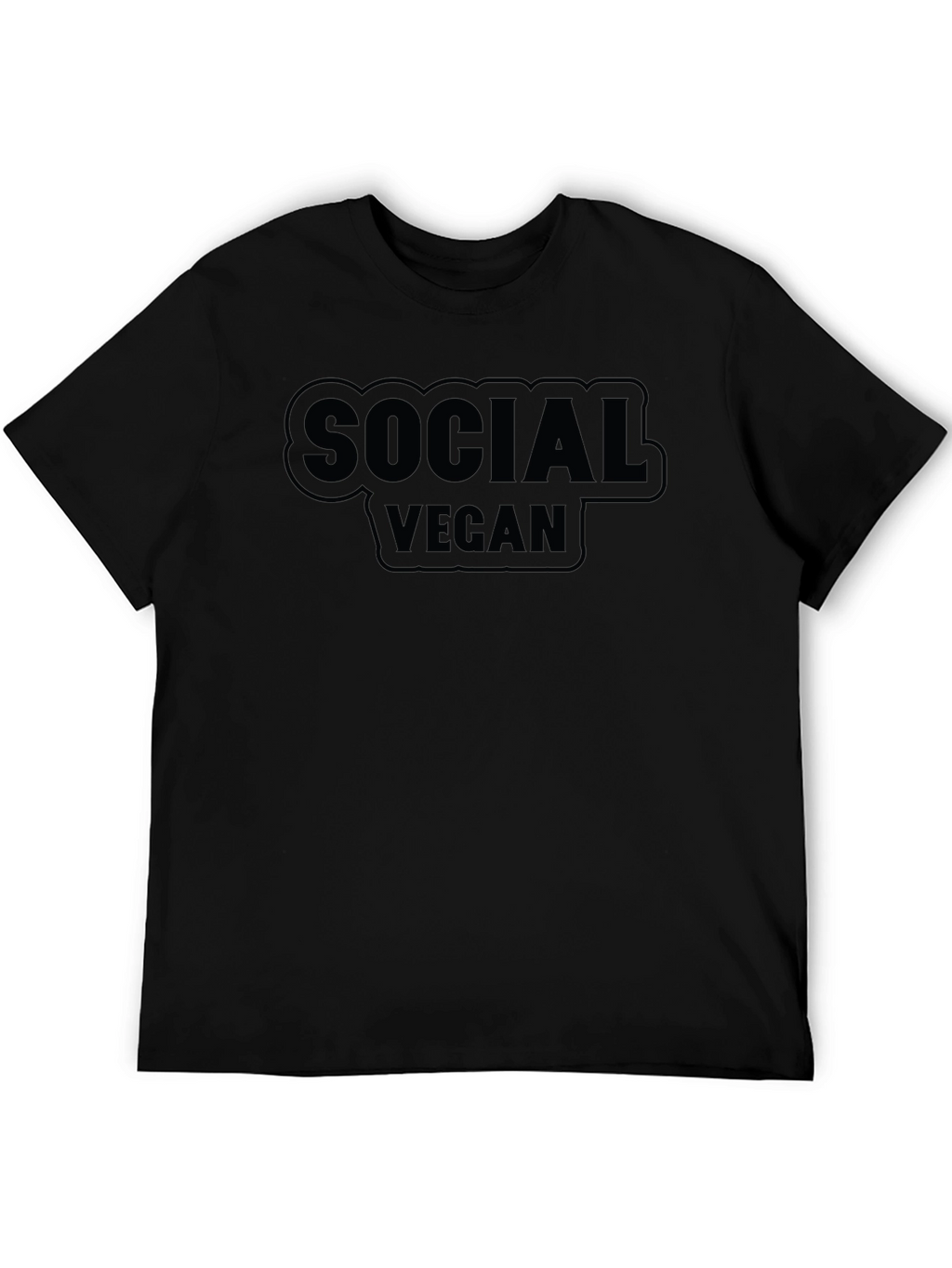 Social Vegan Graphic T-Shirt - Comfortable Everyday Wear