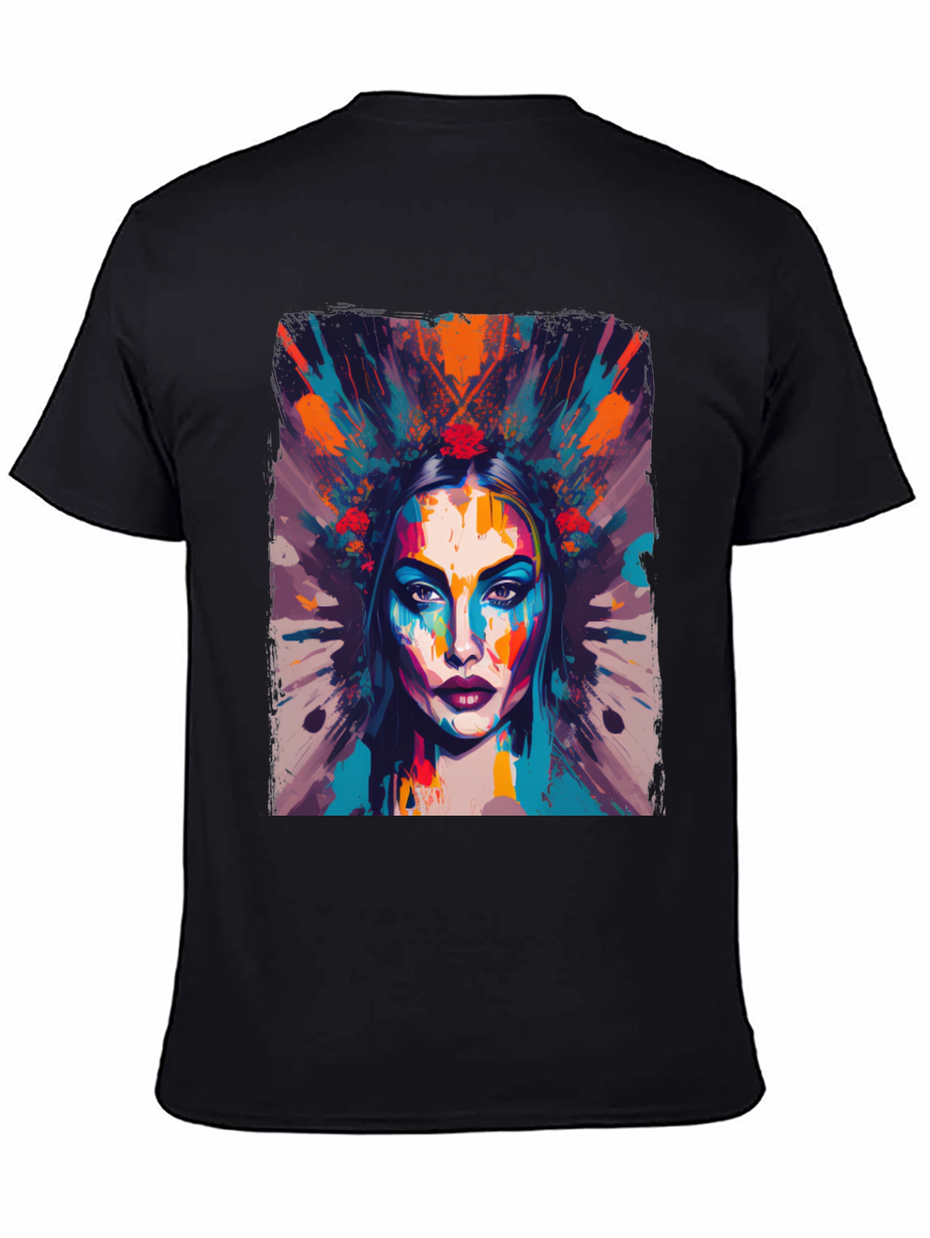 Abstract Woman Graphic Tee - Artistic Fashion