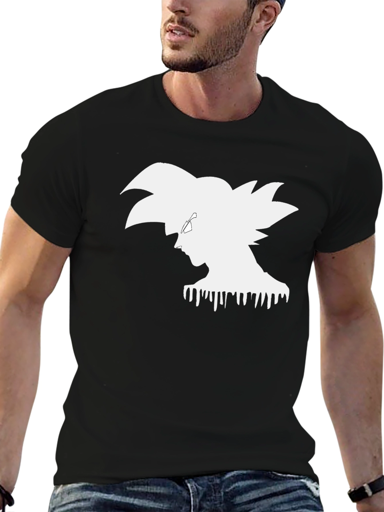 Anime Silhouette Graphic Tee