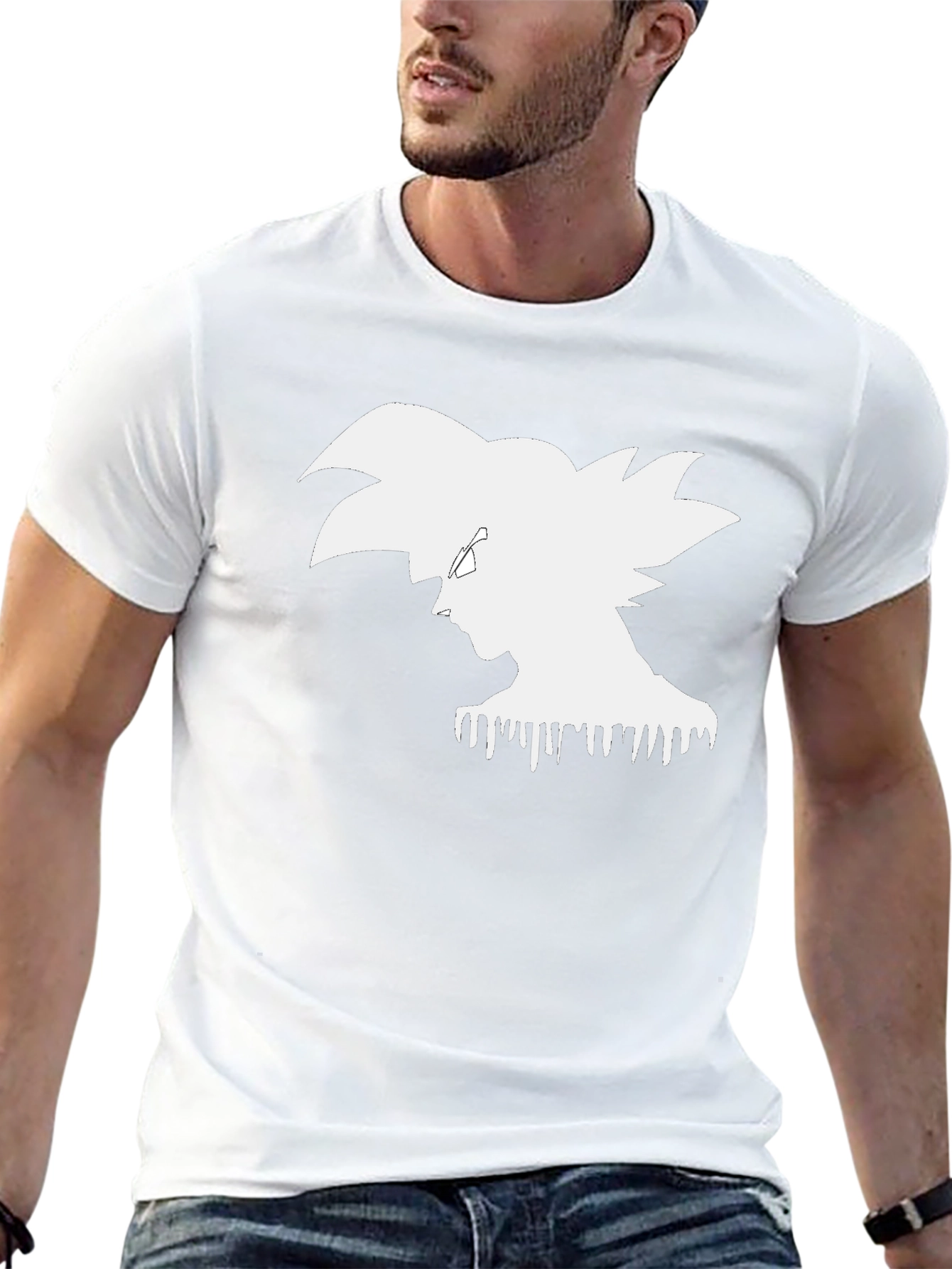 Anime Silhouette Graphic Tee