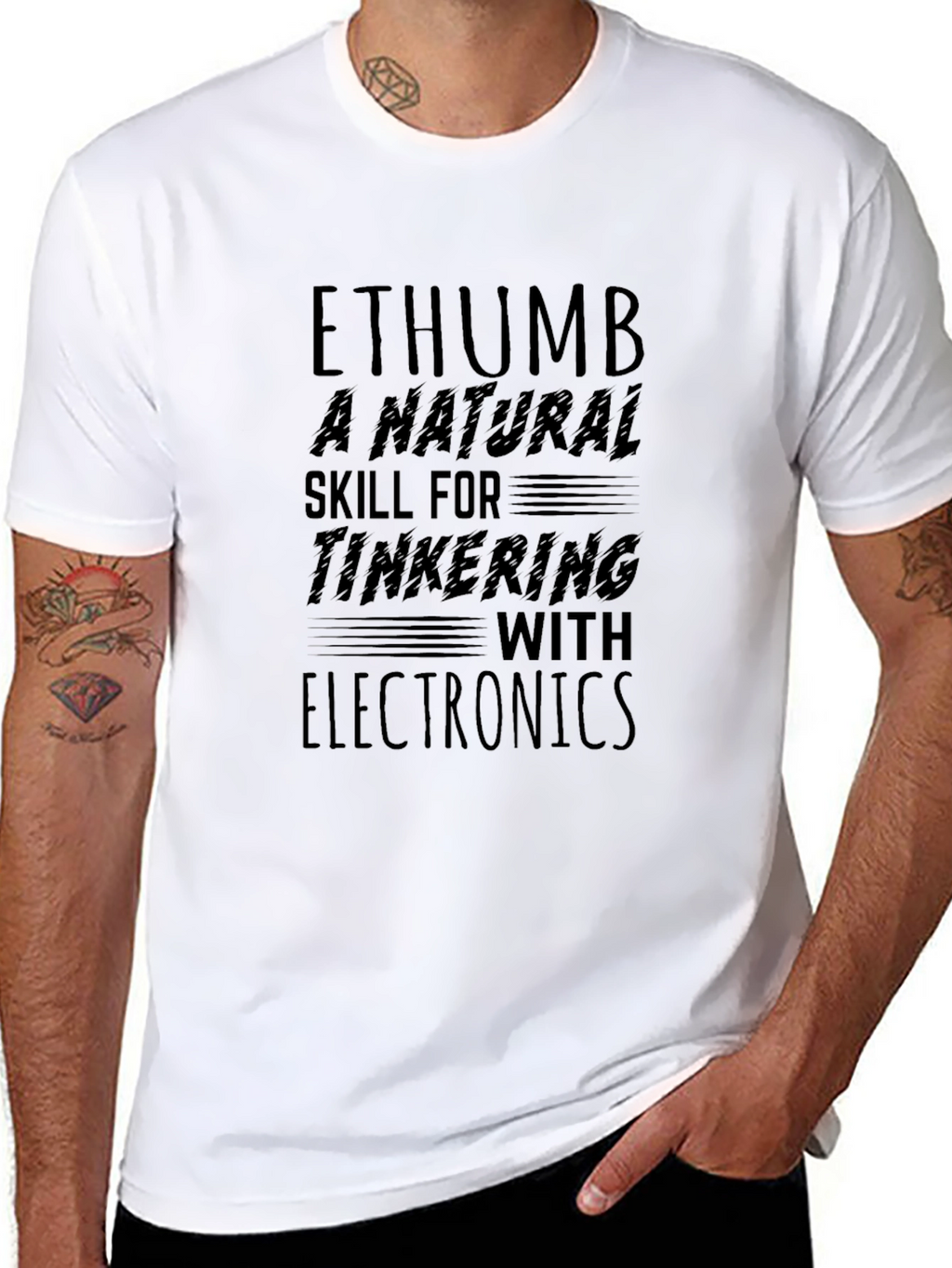 Ethumb Natural Skill Electronics T-Shirt