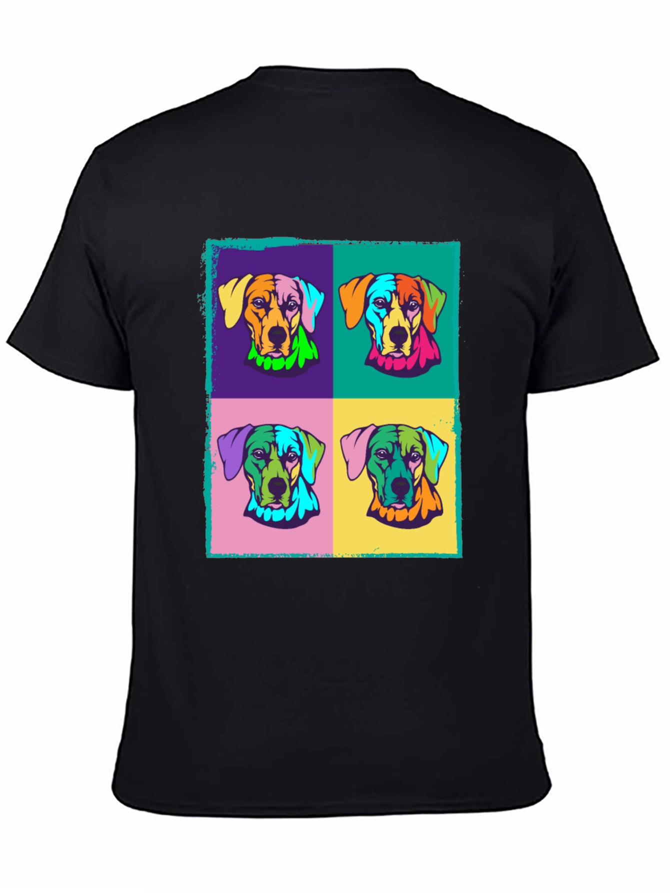 Pop Art Dog T-Shirt | Colorful Canine Tee