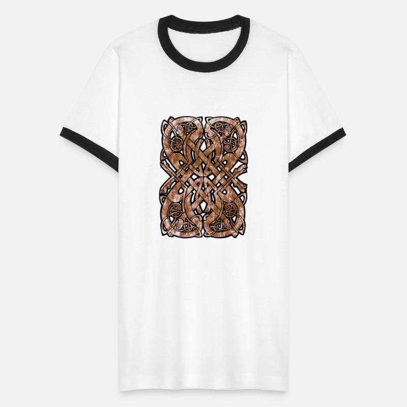 Orange Celtic art gift
