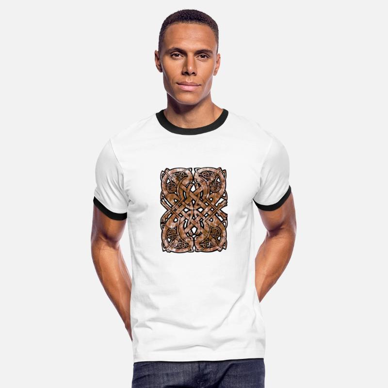Orange Celtic art gift