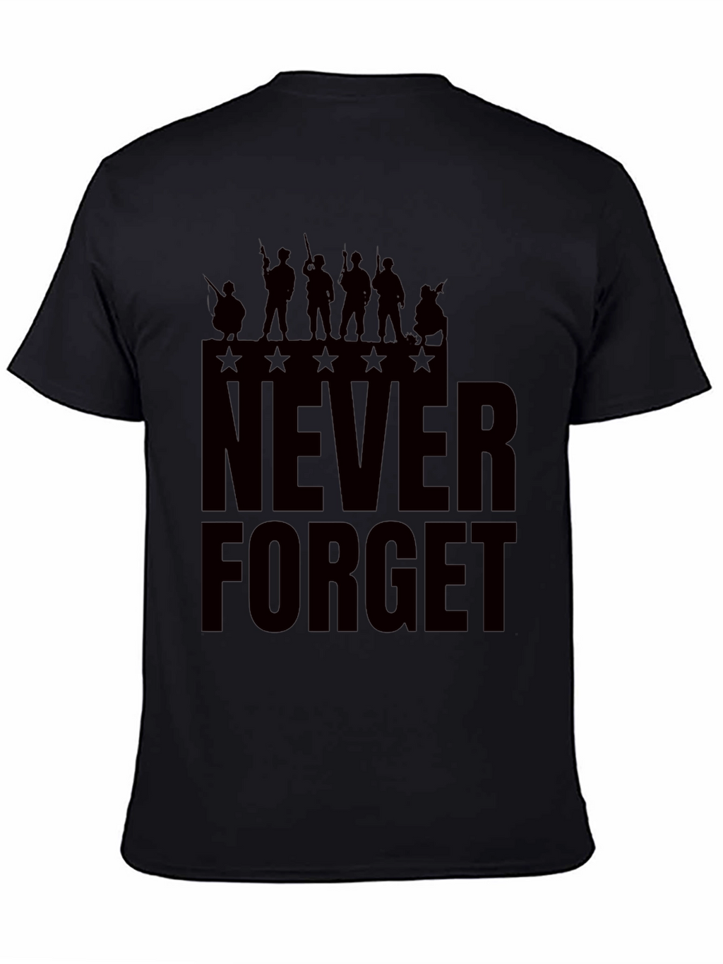 Never Forget Graphic Tee - Patriotic Mens T-Shirt