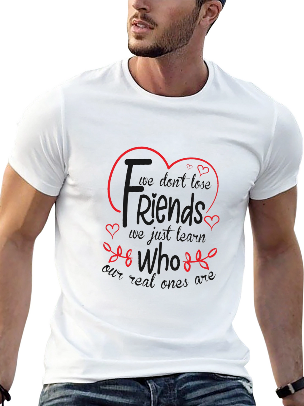 Friendship Heart Graphic T-Shirt