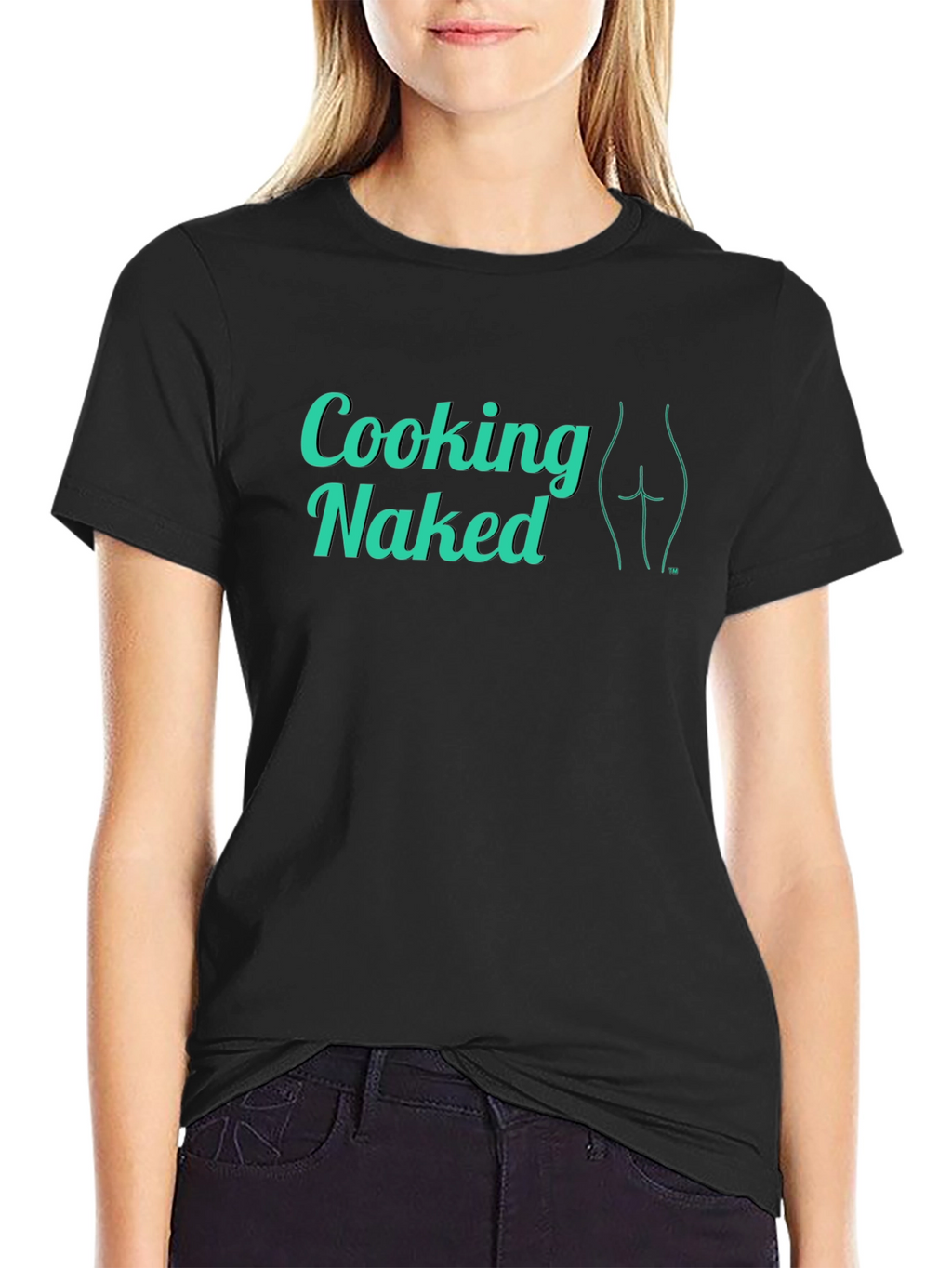 Cooking Naked T-Shirt - Cheeky Graphic Tee