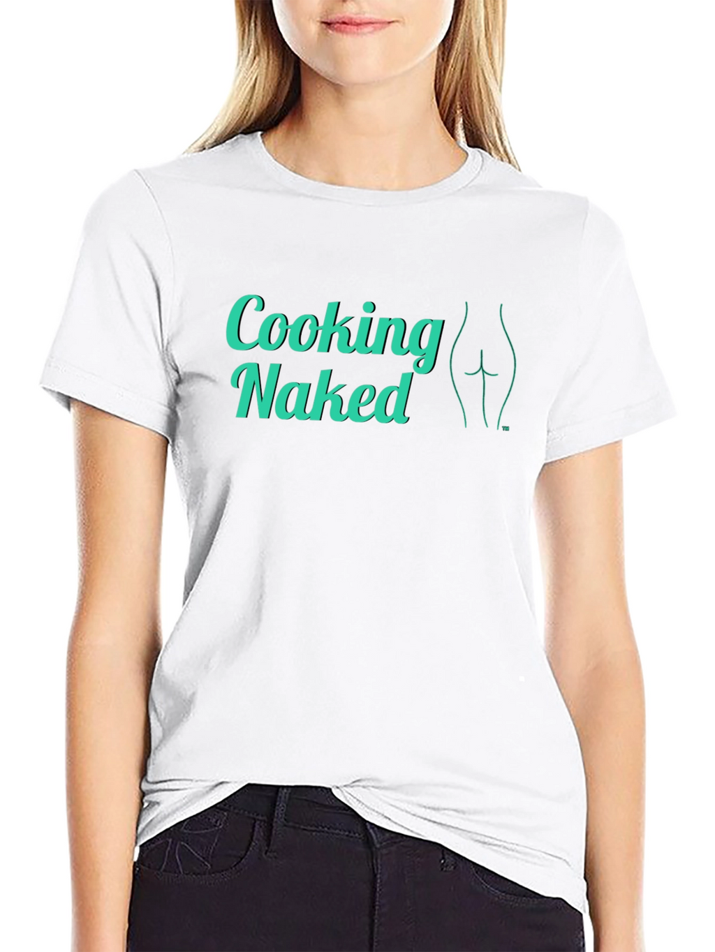 Cooking Naked T-Shirt - Cheeky Graphic Tee